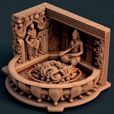 3D model Havan kund (STL)